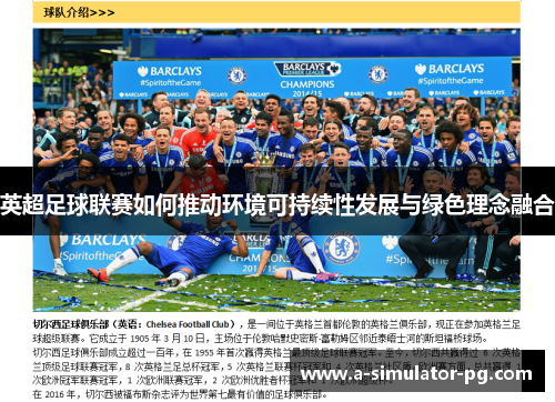 英超足球联赛如何推动环境可持续性发展与绿色理念融合